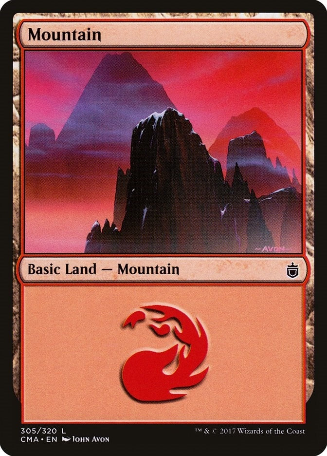 Mountain (305) (305) [CMA] - MTG Single