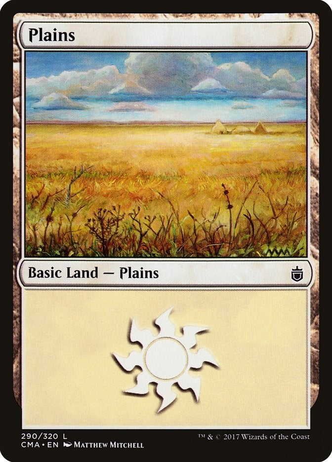Plains (290) (290) [CMA] - MTG Single