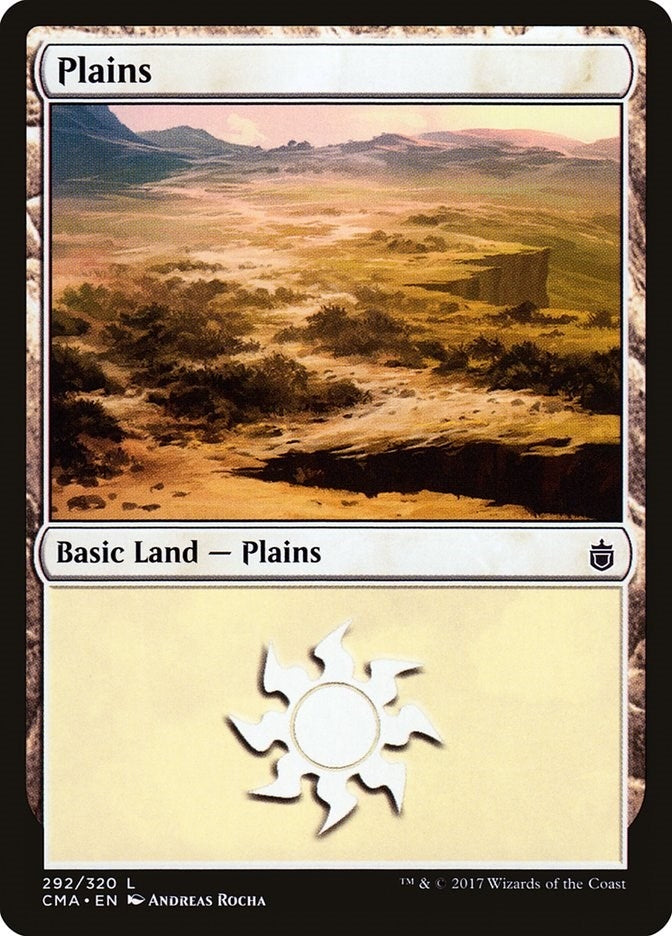 Plains (292) (292) [CMA] - MTG Single