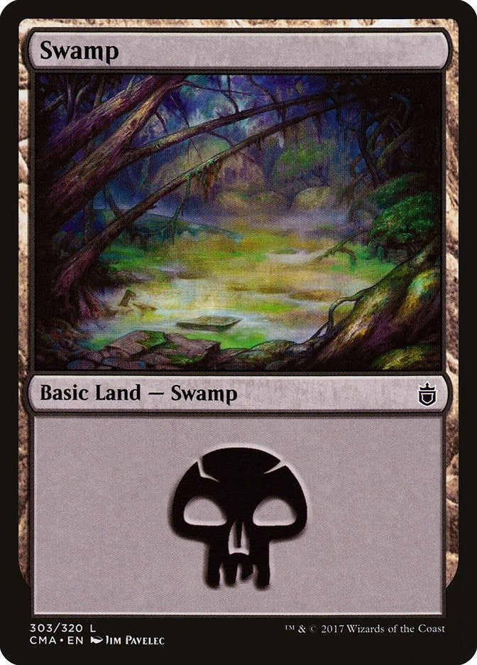 Swamp (303) (303) [CMA] - MTG Single