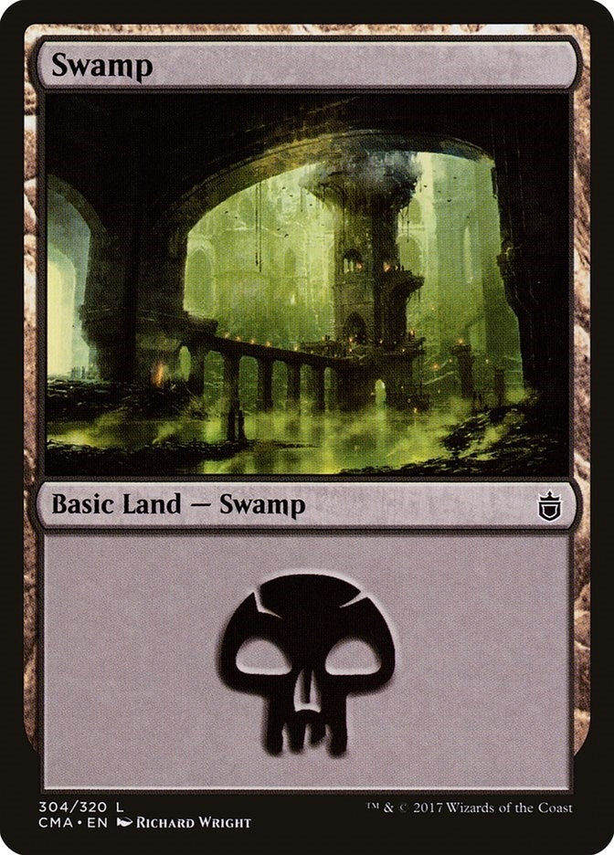 Swamp (304) (304) [CMA] - MTG Single
