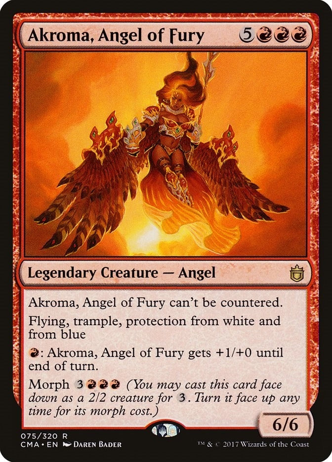 Akroma Angel of Fury (75) [CMA] - MTG Single