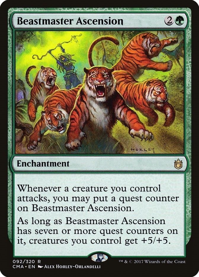 Beastmaster Ascension (92) [CMA] - MTG Single