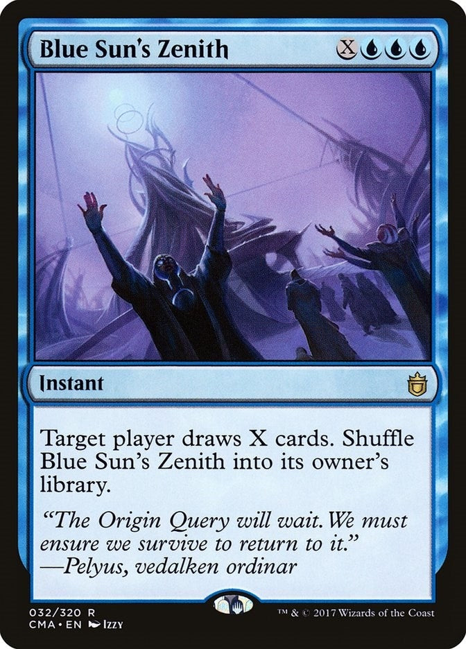 Blue Sun’s Zenith (32) [CMA] - MTG Single