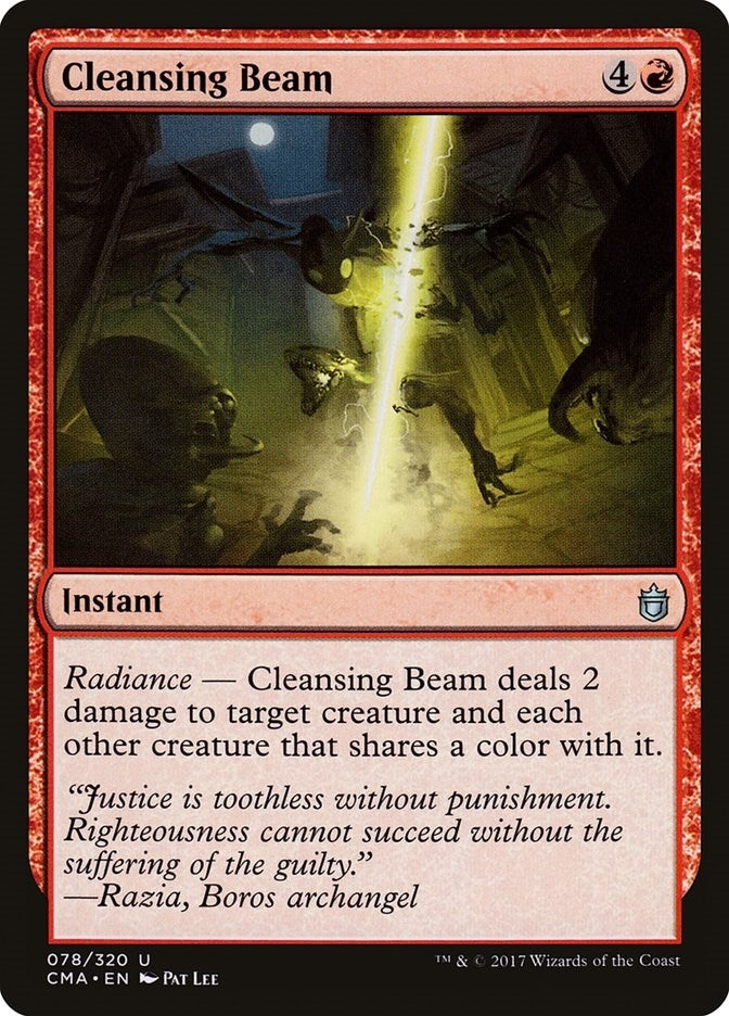 Cleansing Beam (78) [CMA] - MTG Single