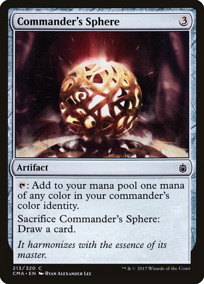 Commander’s Sphere (213) [CMA] - MTG Single