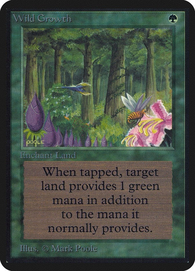 Wild Growth [LEA] - MTG Single