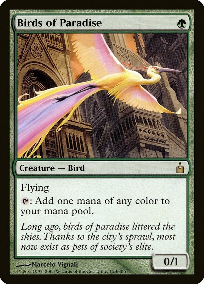 Birds of Paradise (153) [RAV] - MTG Single