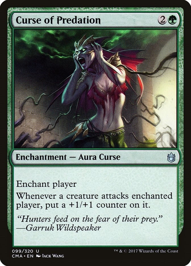 Curse of Predation (99) [CMA] - MTG Single