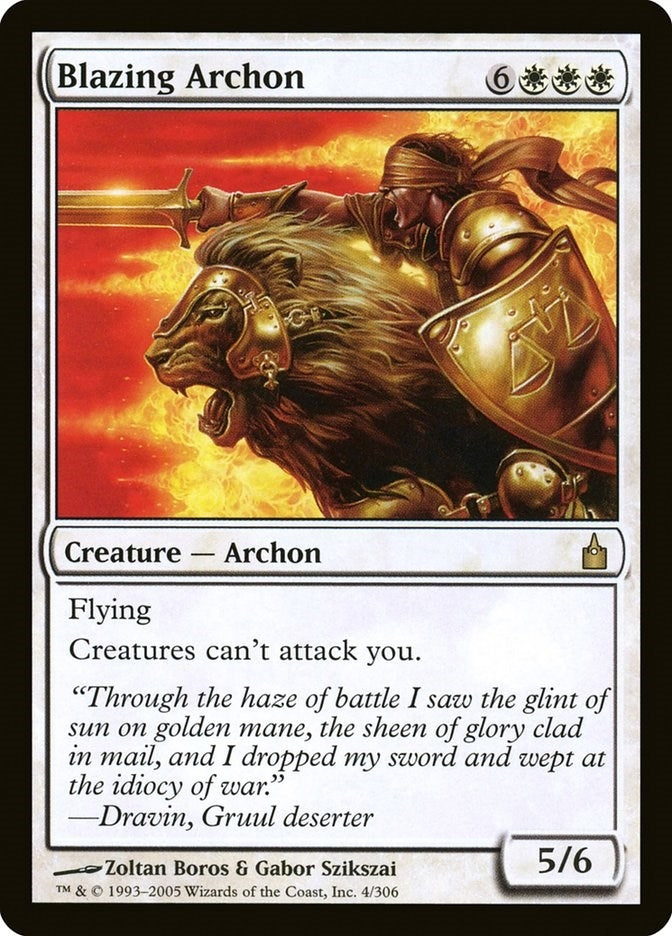 Blazing Archon (4) [RAV] - MTG Single