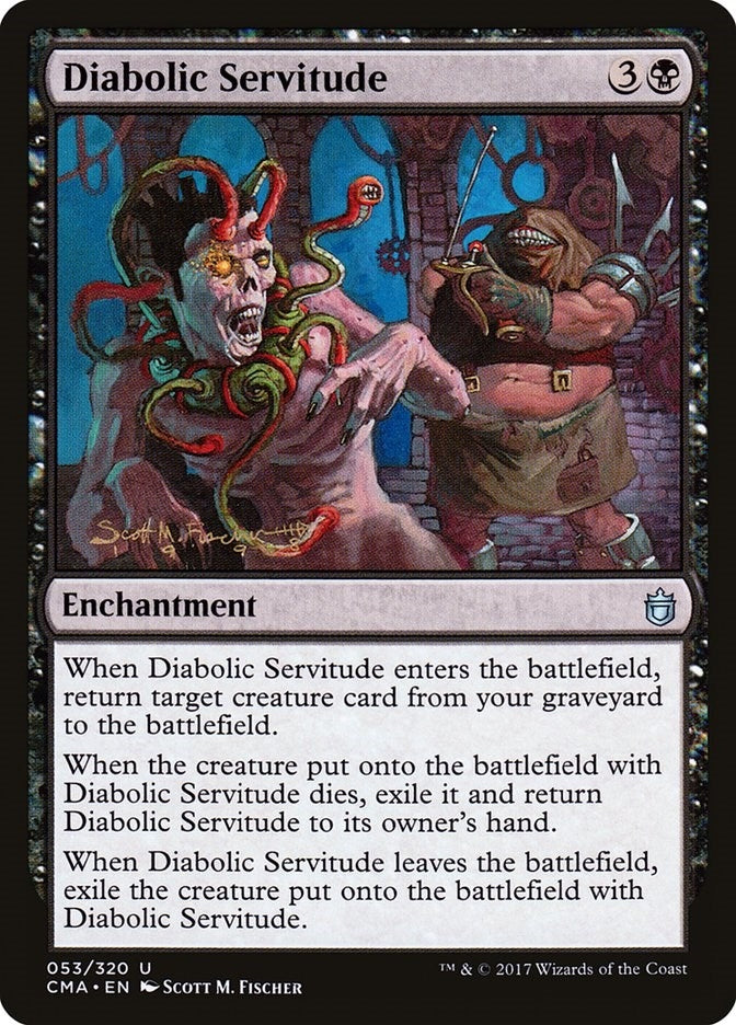 Diabolic Servitude (53) [CMA] - MTG Single