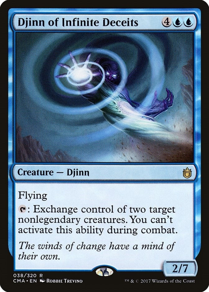 Djinn of Infinite Deceits (38) [CMA] - MTG Single