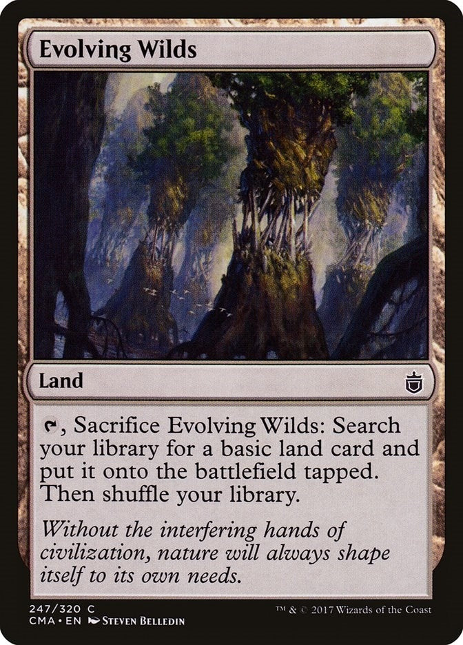 Evolving Wilds (247) [CMA] - MTG Single