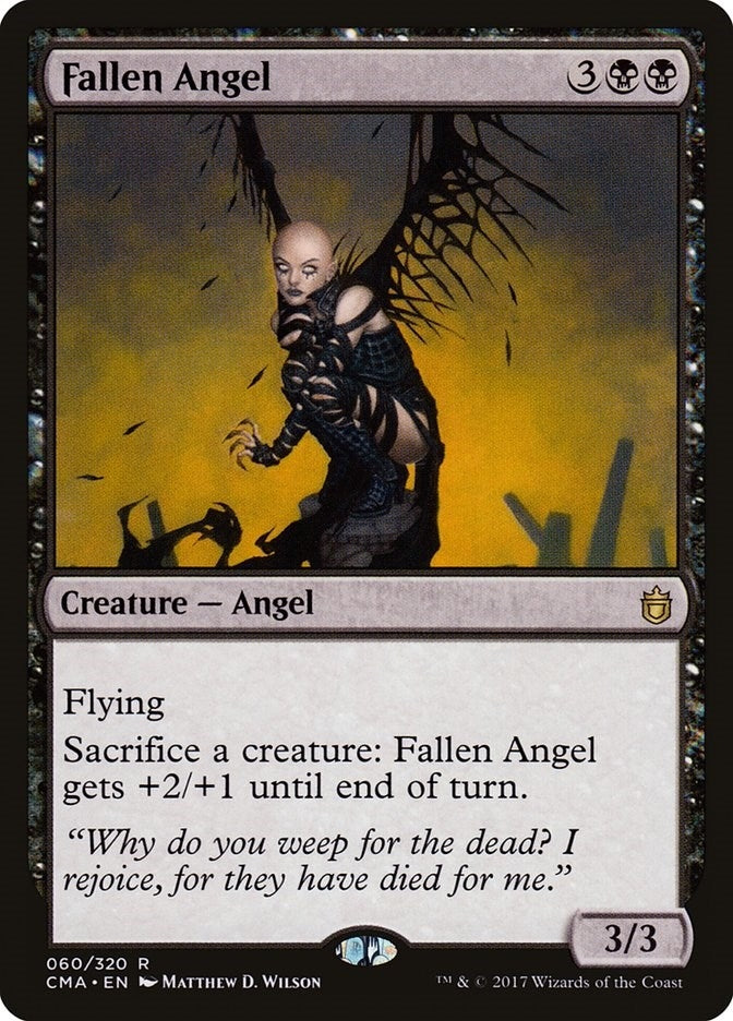 Fallen Angel (60) [CMA] - MTG Single