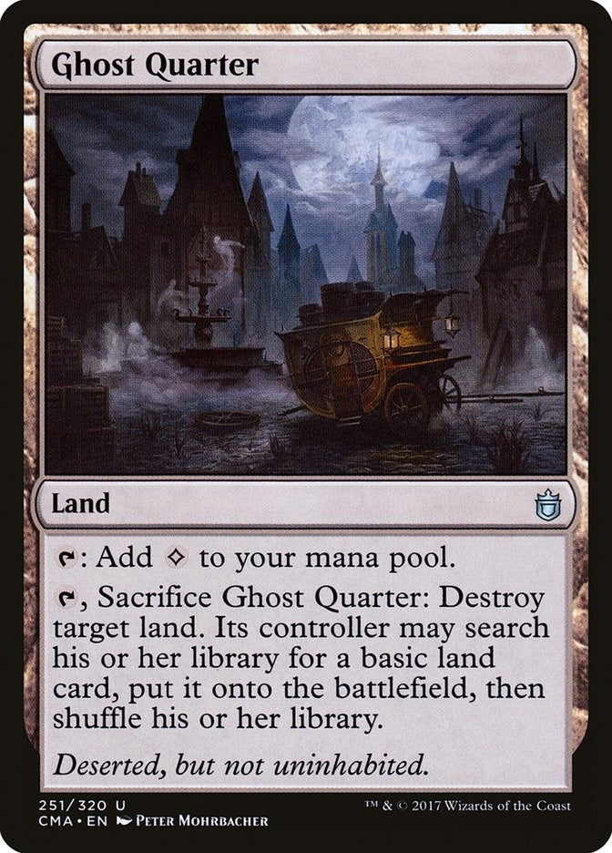 Ghost Quarter (251) [CMA] - MTG Single