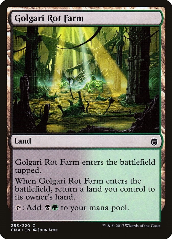 Golgari Rot Farm (253) [CMA] - MTG Single