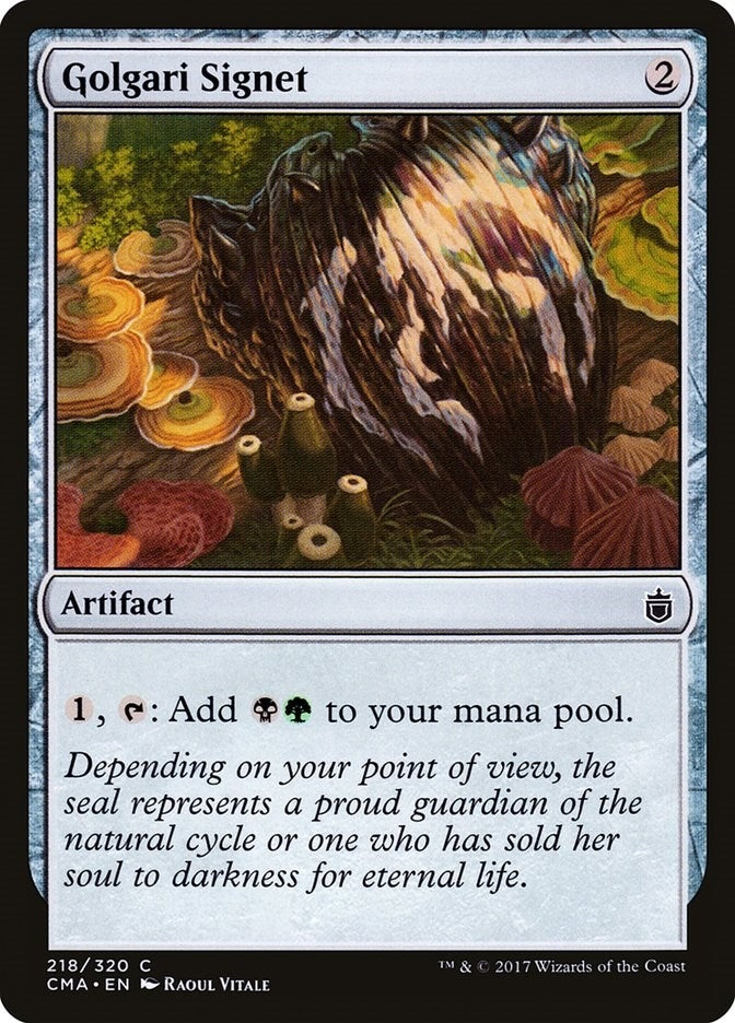 Golgari Signet (218) [CMA] - MTG Single