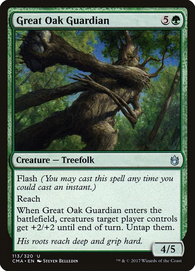 Great Oak Guardian (113) [CMA] - MTG Single