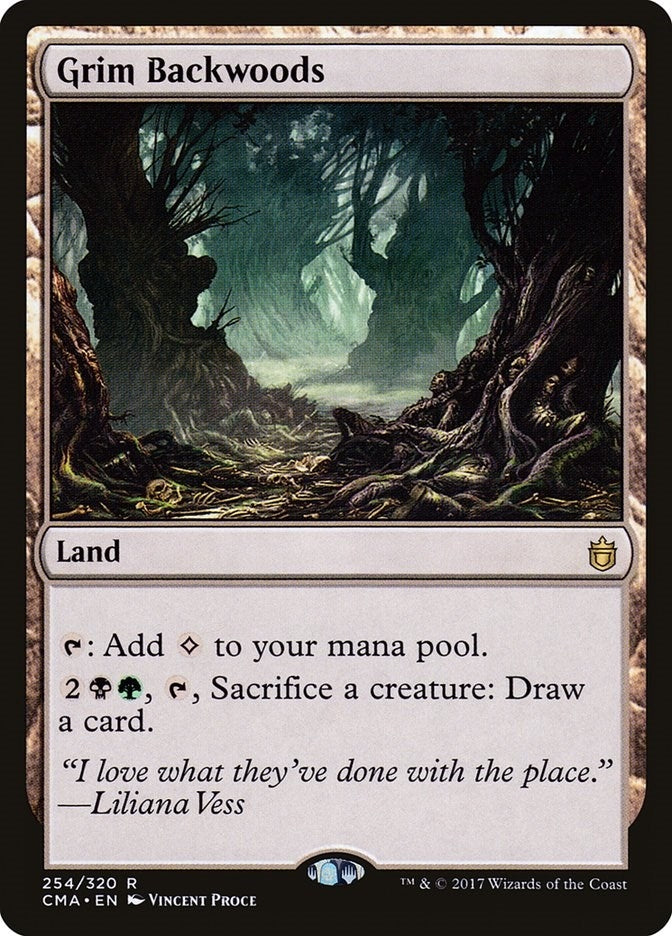 Grim Backwoods (254) [CMA] - MTG Single