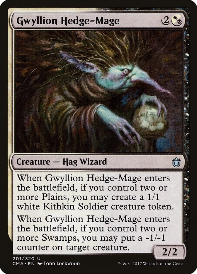 Gwyllion Hedge-Mage (201) [CMA] - MTG Single
