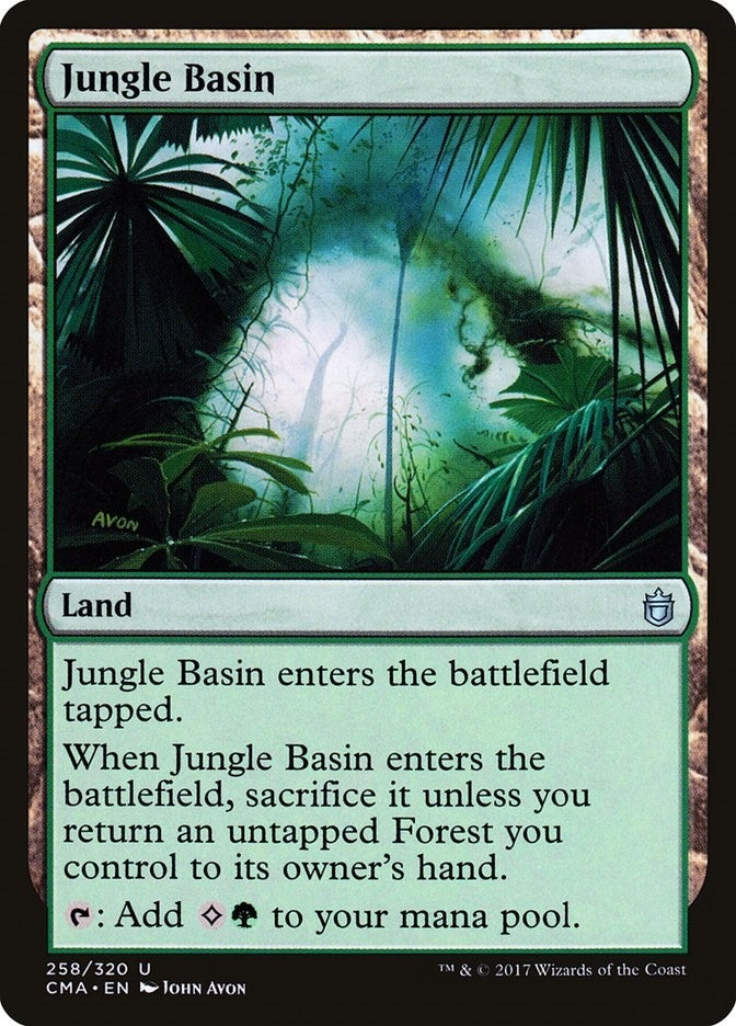 Jungle Basin (258) [CMA] - MTG Single