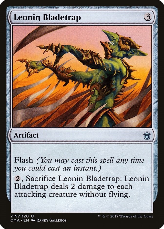 Leonin Bladetrap (219) [CMA] - MTG Single