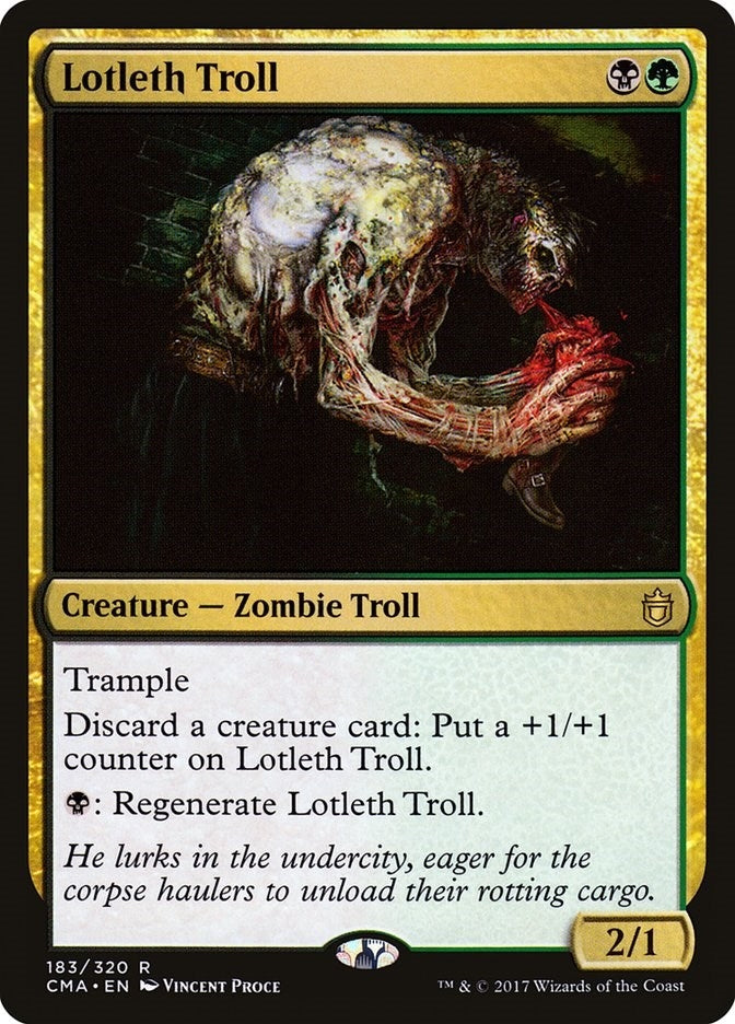Lotleth Troll (183) [CMA] - MTG Single