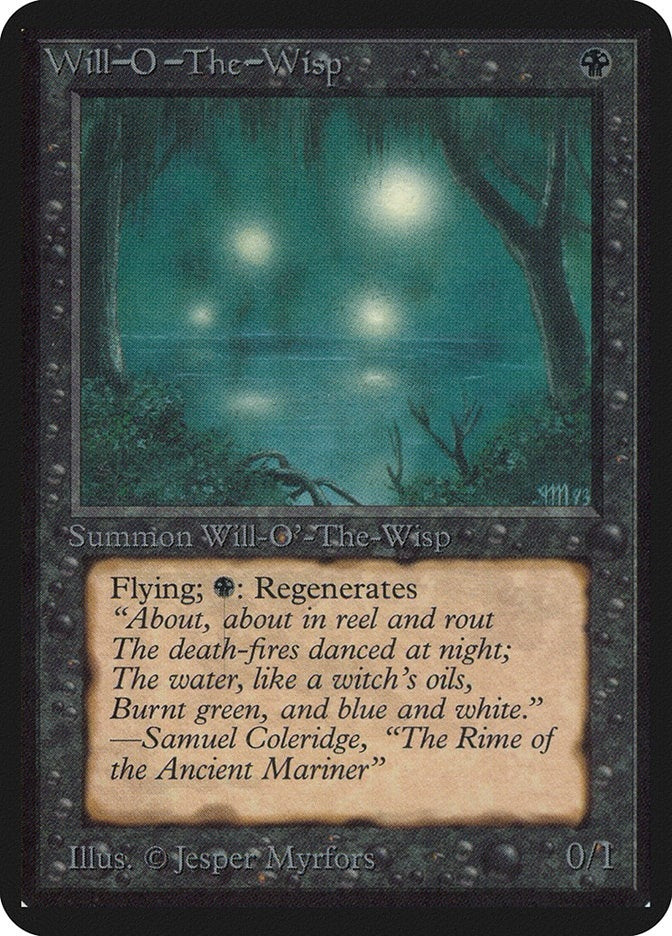 Will-o’-the-Wisp [LEA] - MTG Single