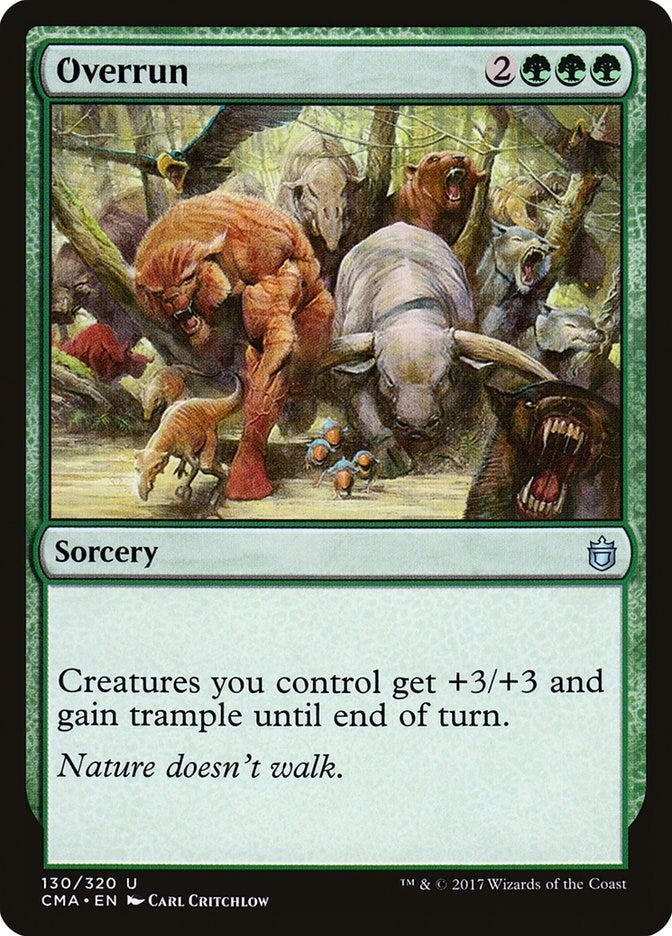 Overrun (130) [CMA] - MTG Single