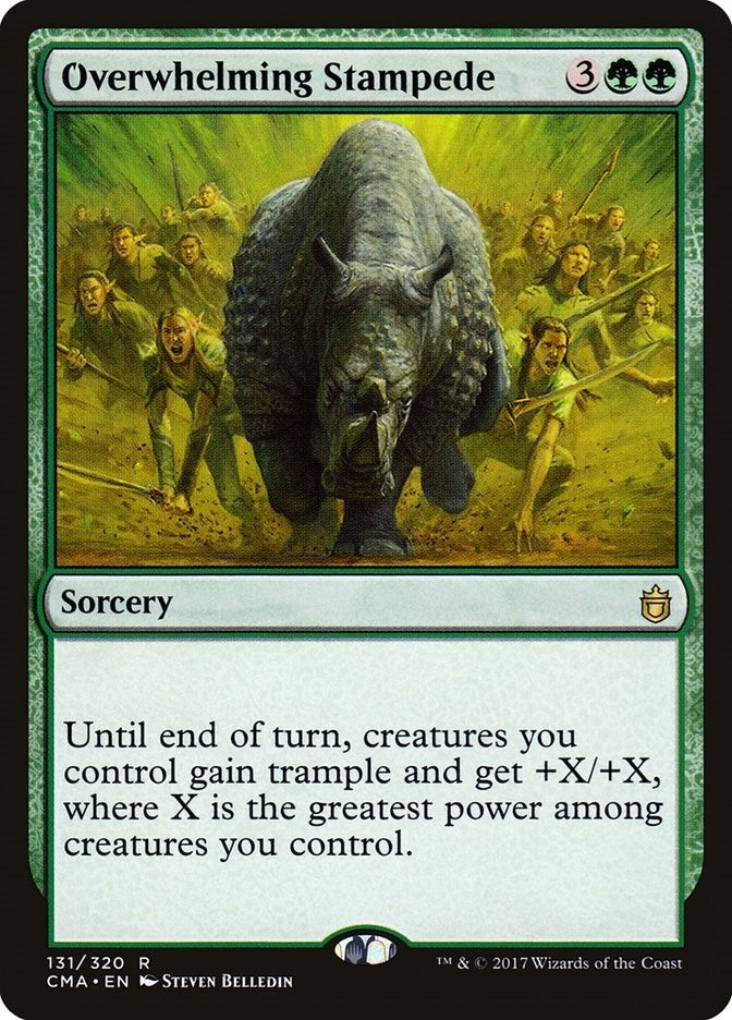 Overwhelming Stampede (131) [CMA] - MTG Single