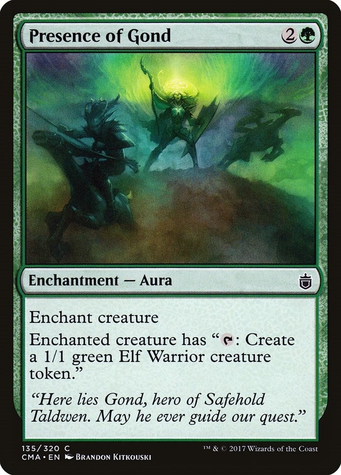 Presence of Gond (135) [CMA] - MTG Single