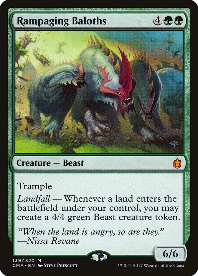 Rampaging Baloths (139) [CMA] - MTG Single