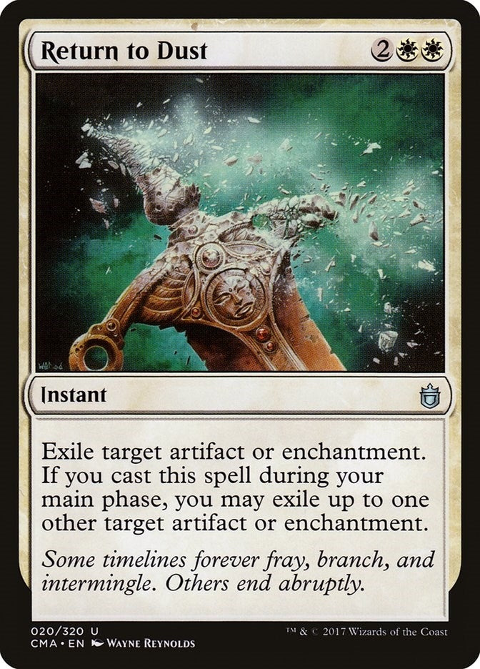 Return to Dust (20) [CMA] - MTG Single