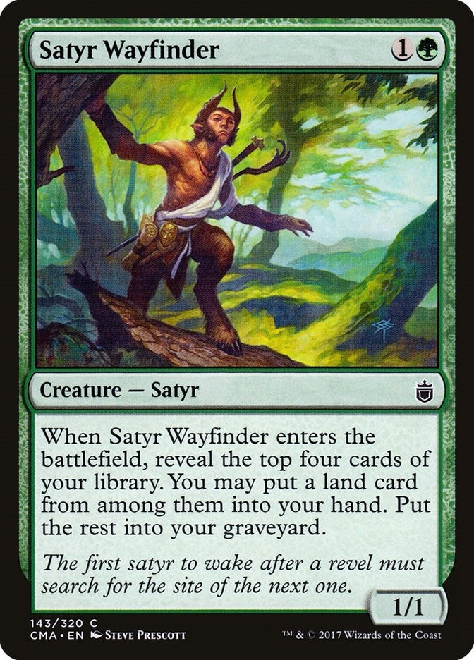 Satyr Wayfinder (143) [CMA] - MTG Single