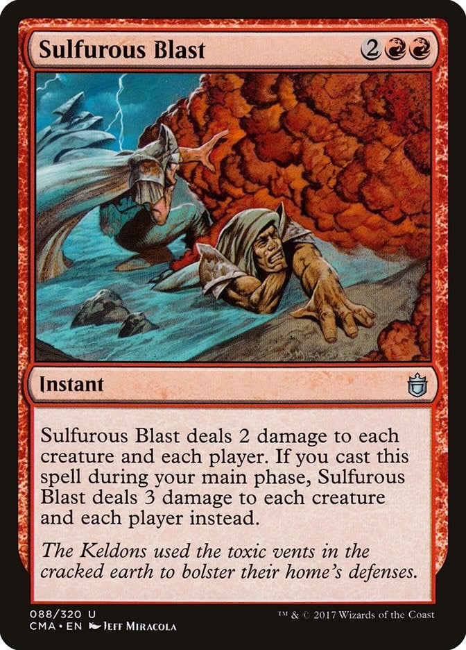 Sulfurous Blast (88) [CMA] - MTG Single