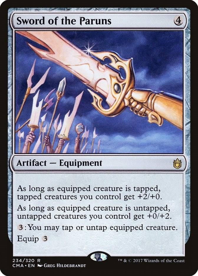 Sword of the Paruns (234) [CMA] - MTG Single