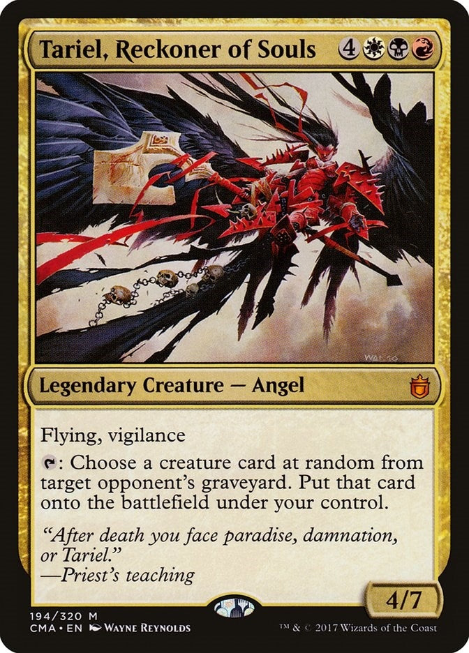 Tariel Reckoner of Souls (194) [CMA] - MTG Single