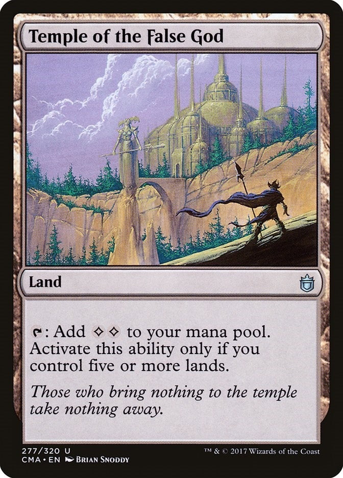 Temple of the False God (277) [CMA] - MTG Single
