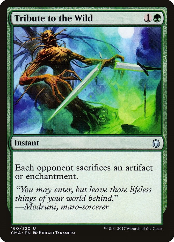 Tribute to the Wild (160) [CMA] - MTG Single