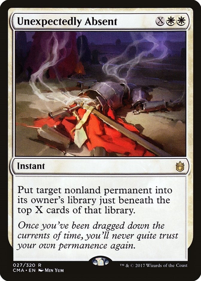 Unexpectedly Absent (27) [CMA] - MTG Single