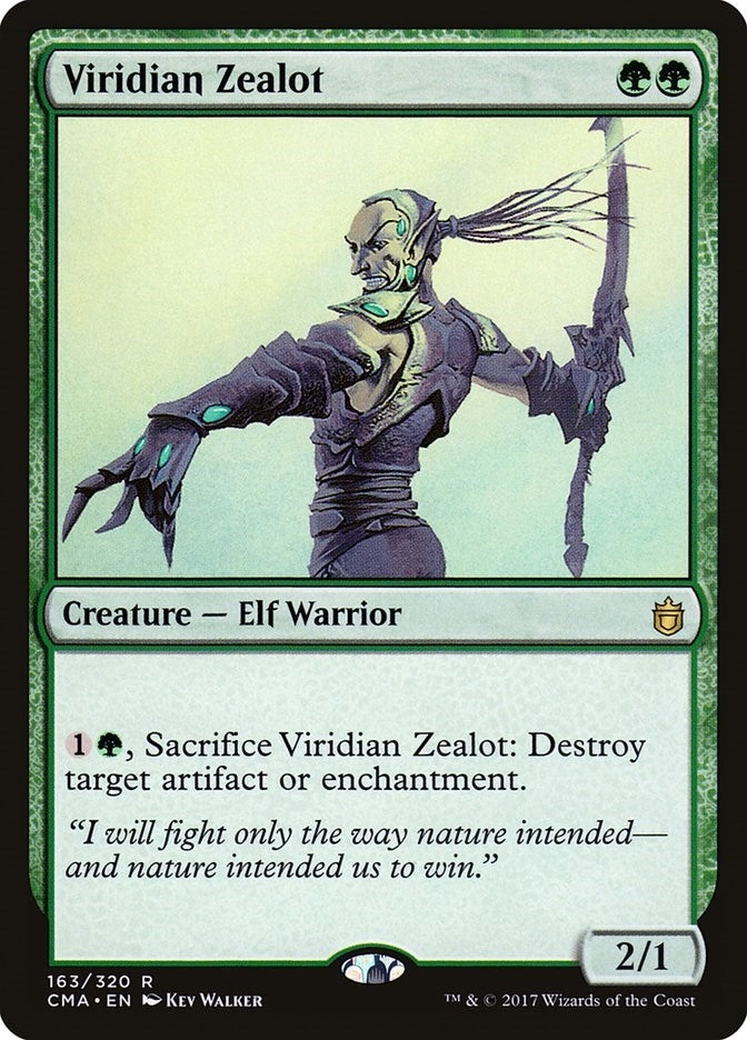 Viridian Zealot (163) [CMA] - MTG Single