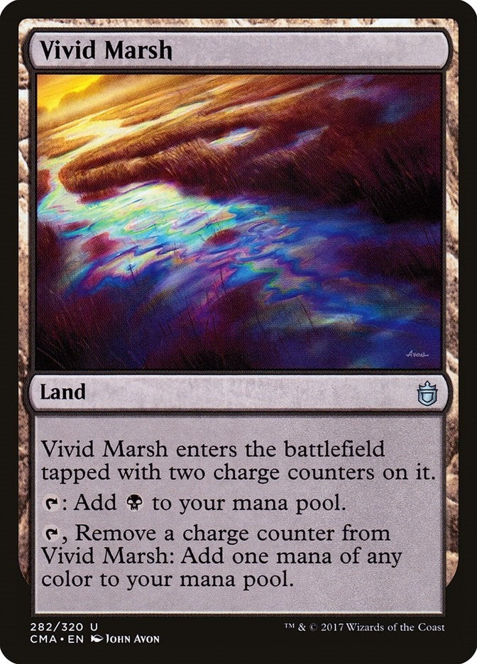 Vivid Marsh (282) [CMA] - MTG Single