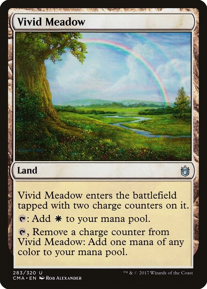 Vivid Meadow (283) [CMA] - MTG Single
