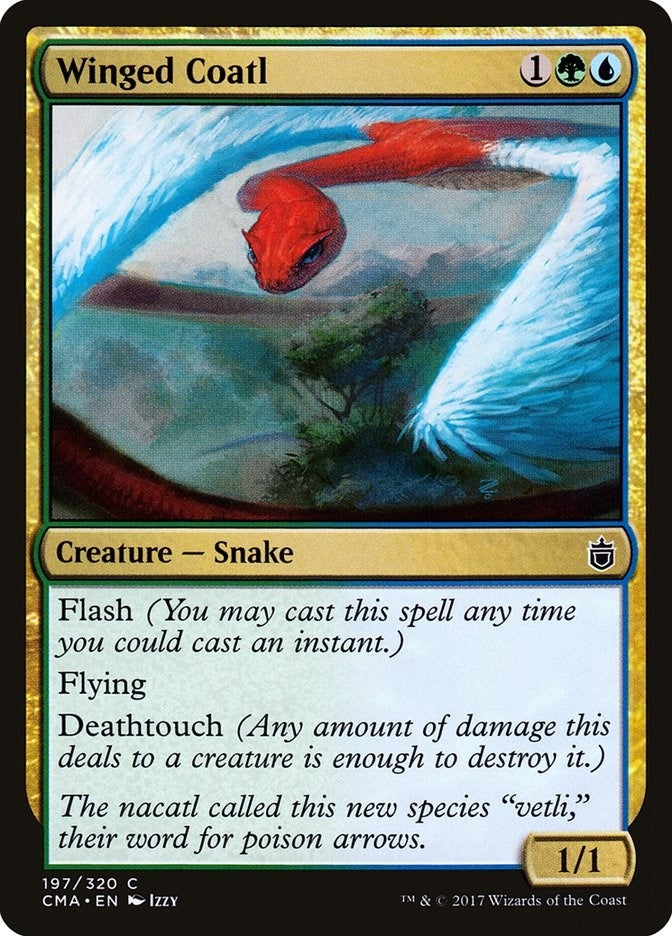 Winged Coatl (197) [CMA] - MTG Single