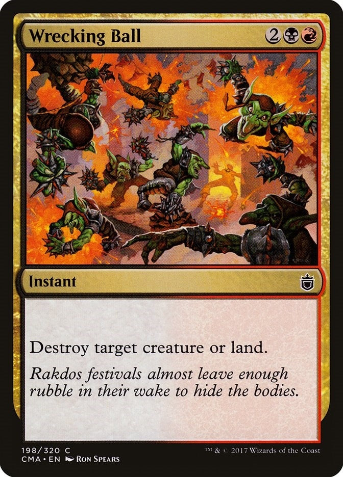Wrecking Ball (198) [CMA] - MTG Single