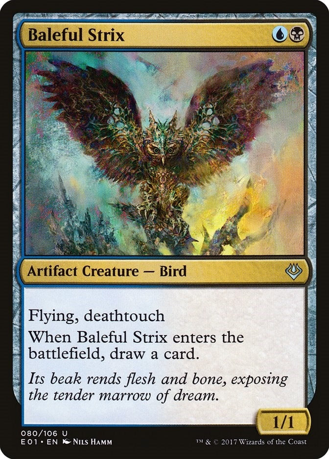 Image for Baleful Strix (80) (Nicol Bolas) - Magic: The Gathering