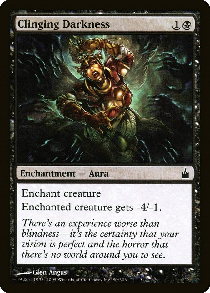 Clinging Darkness (80) [RAV] - MTG Single