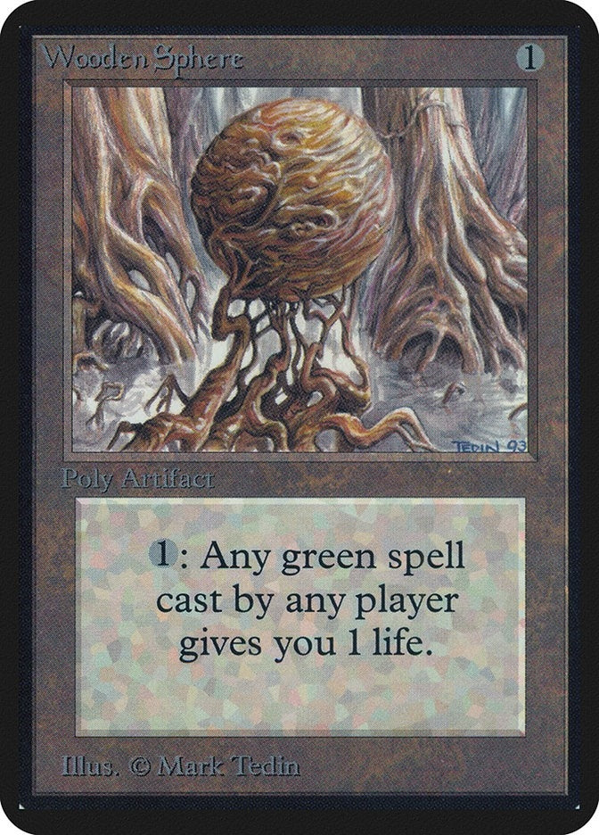Wooden Sphere [LEA] - MTG Single