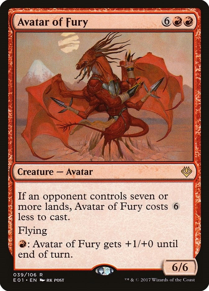 Image for Avatar of Fury (39) (Nicol Bolas) - Magic: The Gathering