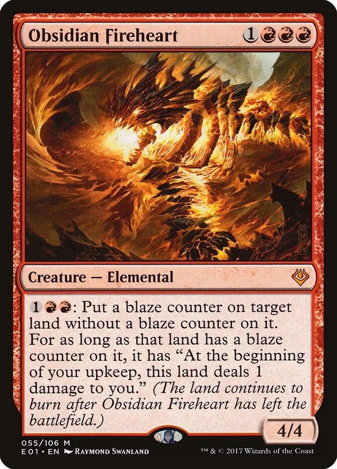 Obsidian Fireheart (55) [AC2] - MTG Single